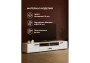 ТВ-тумба Woodville Иоги 2.0 сонома / белый глянец