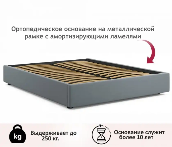 Кровать двуспальная Base 2000x1600