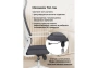 Компьютерное кресло Woodville Tilda dark gray  / white