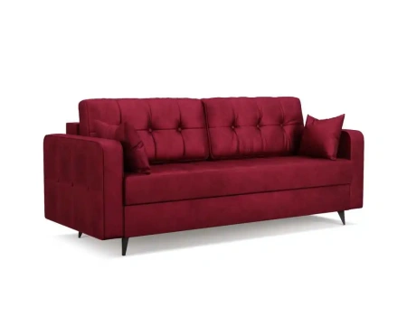Диван Снеп (Бархат красный STAR VELVET 3 DARK RED)