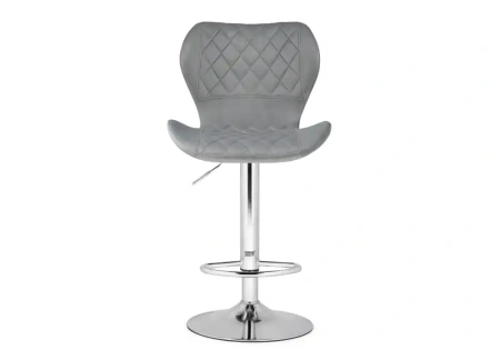 Барный стул Woodville Porch chrome / gray
