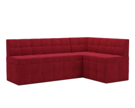 Атлантис Правый угол (Кордрой красный) 212х84х135 см