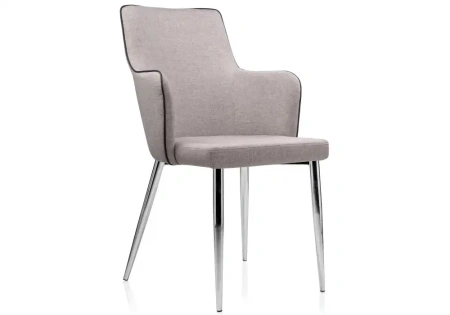 Стул на металлокаркасе Woodville Benza beige fabric