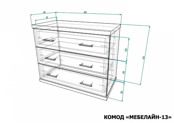Комод Мебелайн-13