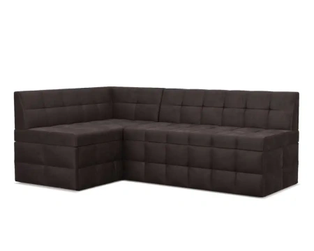 Атлантис Левый угол (Бархат шоколадный STAR VELVET 60 COFFEE) 212х84х135 см