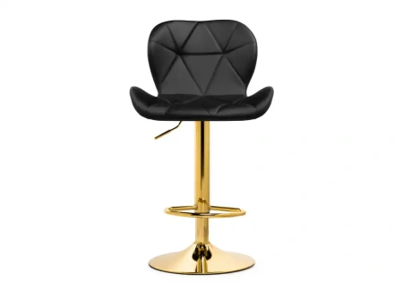 Барный стул Woodville Trio black / gold