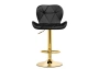 Барный стул Woodville Trio black / gold