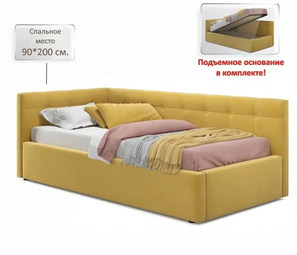 Кровать односпальная Bonna с матрасом АСТРА 2000x900