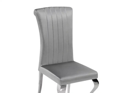 Стул на металлокаркасе Woodville Lund dark grey / steel