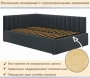 Кровать полутораспальная Milena 1200