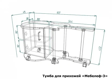 Тумба Мебелеф-3