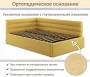 Кровать полутораспальная Aura 1200