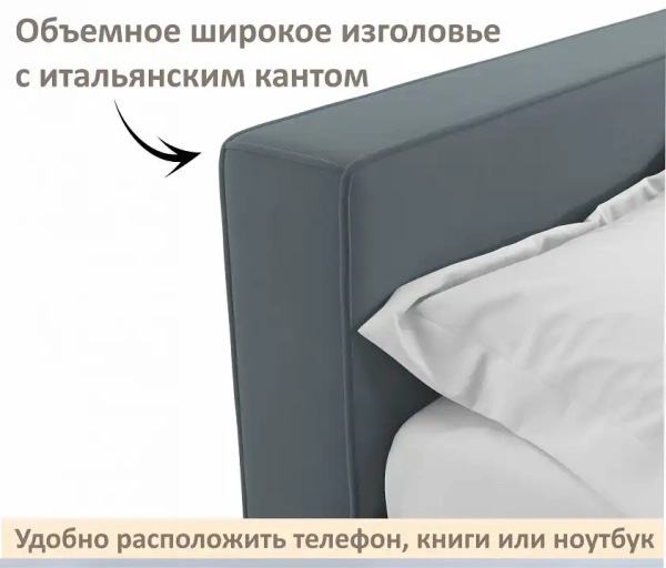 Кровать двуспальная Skandi 1600