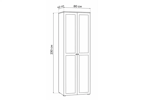 Шкаф Woodville Опра 16.307 белый PE шагрень / дуб золотой craft
