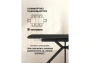 Керамический стол Woodville Катчел-2 120(180)x80 matte черный мрамор / черный