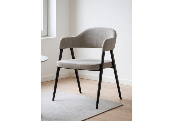 Стул на металлокаркасе Woodville Twin gray / black