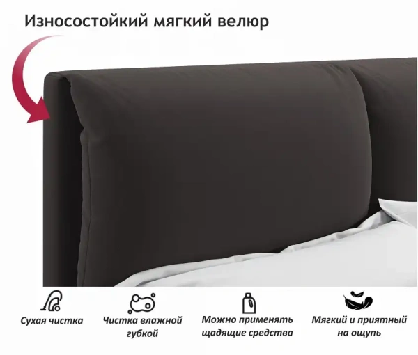 Кровать двуспальная Vita 2000x1600