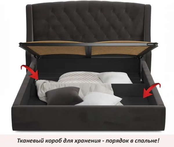 Кровать полутораспальная Stefani 2000x1400 с ПМ и матрасом АСТРА