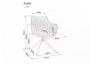 Стул Azalia Velvet Bluvel 38
