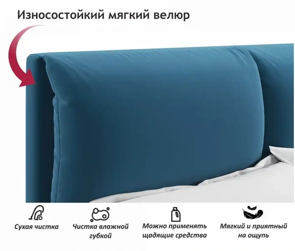Кровать двуспальная Vita 2000x1600