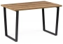 Стол деревянный Notta by Лайфмебель Лота Лофт 120x75 дуб крафт табачный / черный матовый