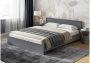 Кровать Woodville Бирма 160x200 (без основания) серый графит