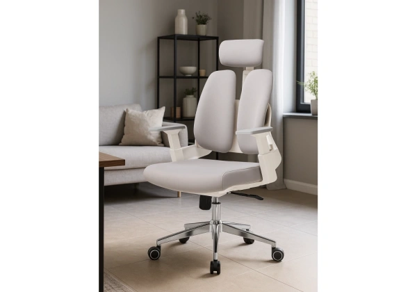 Компьютерное кресло Woodville Hiba gray / chrome