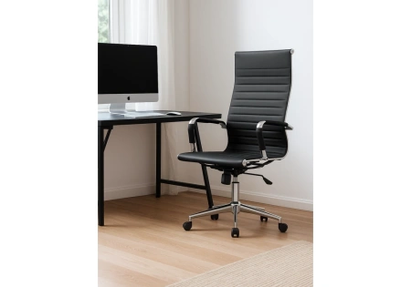 Компьютерное кресло Woodville Reus pu black / chrome