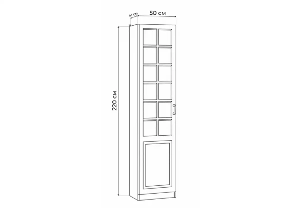Шкаф Woodville Ливерпуль белый / ясень ваниль НМ-1012-100