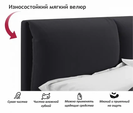 Кровать двуспальная Vita 2000x1600 с ПМ