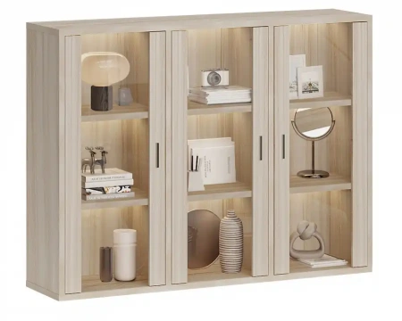 Тумба-витрина Домино СУ(ш3в1)+3ФС