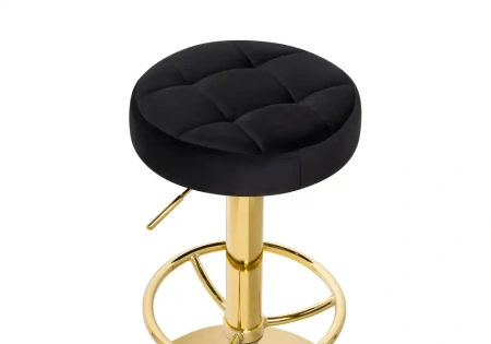 Барный стул Woodville Marun black / gold