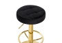 Барный стул Woodville Marun black / gold
