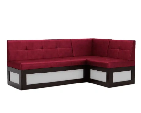 Нотис Правый угол (Бархат красный STAR VELVET 3 DARK RED) 187х82х112 см