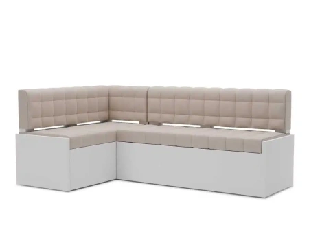 Ганновер Левый угол (Бархат бежевый STAR VELVET 6 LIGHT Beige) 208х82х133 см