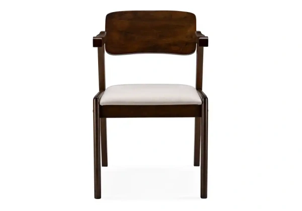 Стул деревянный Woodville by Лайфмебель Velma dirty oak / light beige