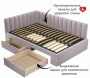 Кровать полутораспальная Milena 2000x1200