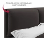 Кровать двуспальная Vita 2000x1600 с ПМ