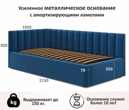 Кровать односпальная Milena