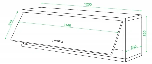 Полка книжная Домино ПК-30М