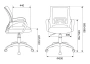 Кресло компьютерное CH-W695NLT/DG/TW-12