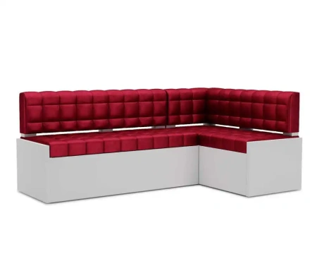 Ганновер Правый угол (Бархат красный STAR VELVET 3 DARK RED) 208х82х133 см