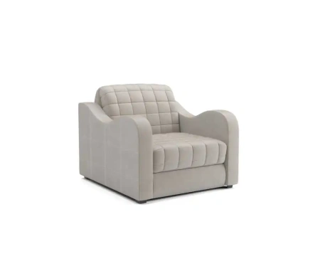 Кресло-кровать аккордеон Барон №4 НПБ (Бархат бежевый STAR VELVET 6 LIGHT BEIGE)