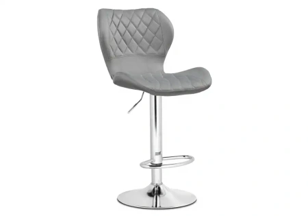 Барный стул Woodville Porch chrome / gray
