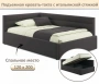 Кровать полутораспальная Aura 1200