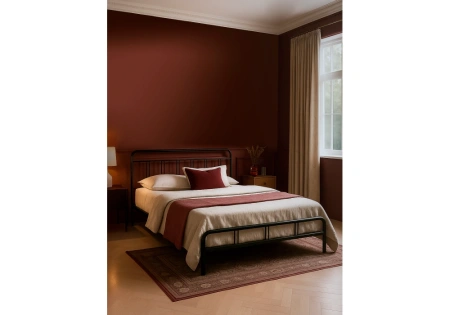 Кровать Woodville Рейк 120х200 черная