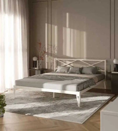 Кровать КМД 37 ТЕЯ 140 белый