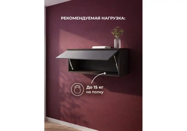 Шкаф Woodville Роут 2 венге / графит софт