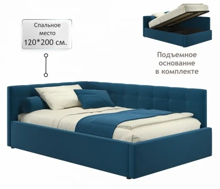 Кровать полутораспальная Bonna 2000x1200 с ПМ