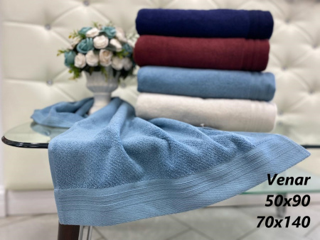 VENAR 70x140  (бордо) Пол. Махровое 1х6